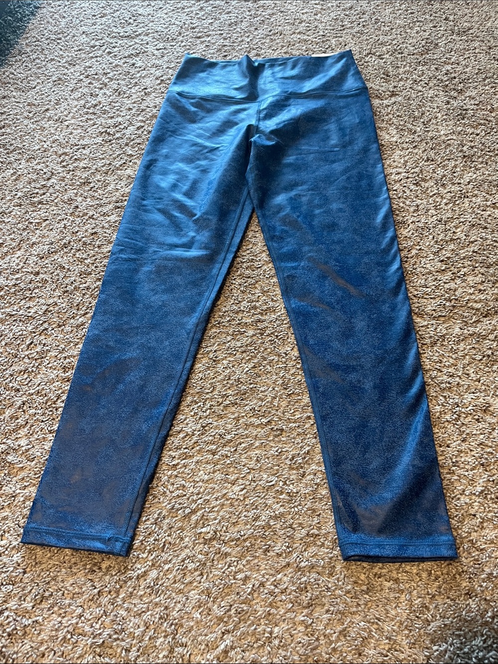 Offline by Aerie Hi-Rise Crackle Blue Leggings